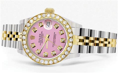 rolex met roze wijzerplaat|Rolex Lady.